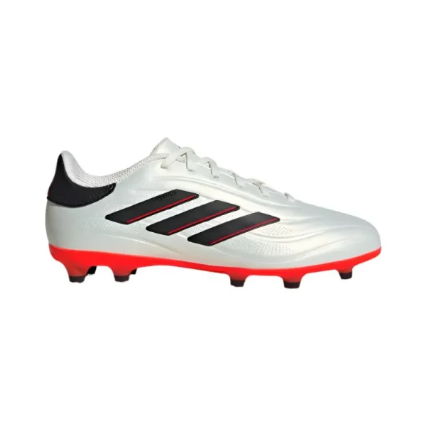 Soccer | Soccer Cleats^Adidas Kids' Copa Pure 2 League FG J Cleats Ivory/CoreBlack/SolarRed-IE4987