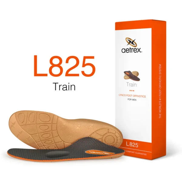 Aetrex^AETREX WORLDWIDE, INC. Aetrex Men's L825 Train Posted Orthotics W/ Metatarsal Support