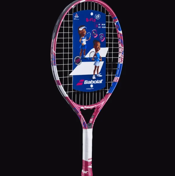 Tennis, Paddle Pickle^Babolat B Fly 19 Tennis Racquet Blue/Pink