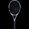 Tennis, Paddle Pickle^Babolat EVO Lite W Tennis Racquet White/Blue-153