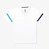 Tops^FILA USA Fila Boys Tennis Polo White/Navy/Marine-103