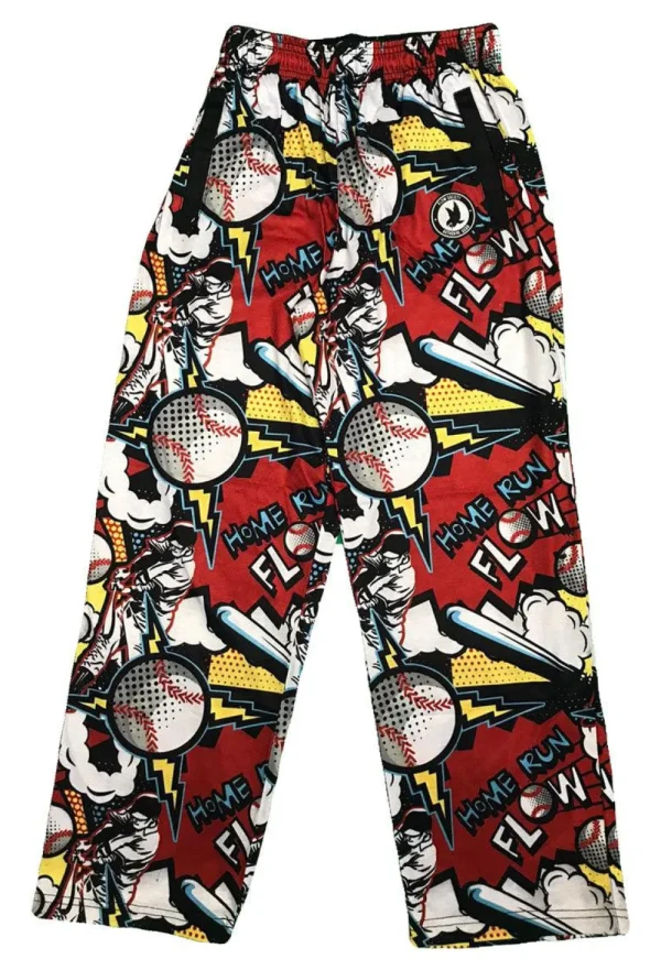 Bottoms^Flow Society Youth Home Run Baseball Lounge Pants