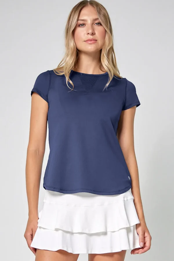 Tennis | Tennis^LIJA Womens Elite Deep V Tee