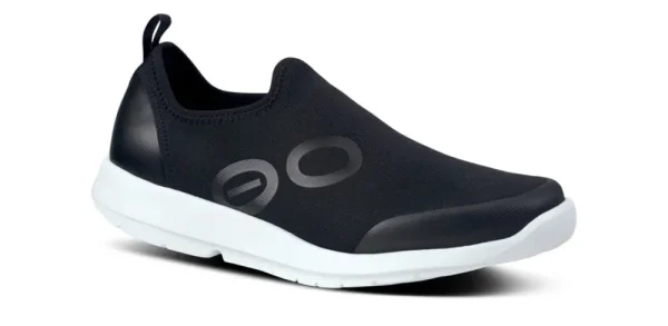 Recovery Shoes^OOFOS Women's OOmg eeZee Shoe White/Black