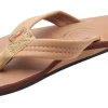 Sandals And Water Shoes^Rainbow Sandals Rainbow Mens Luxury Leather Single Layer Thick Strap Sandal Buckskin