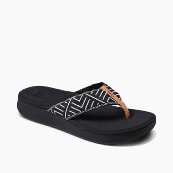 Sandals & Water Shoes^Reef Womens Cushion Cloud Textile BlackGeo