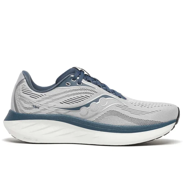 Running Shoes^Saucony Men's Ride 18 Cloud/Dusk-108