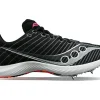 Running Spikes^Saucony Mens Velocity Mp Black/Vizi-85