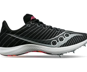 Running Spikes^Saucony Mens Velocity Mp Black/Vizi-85