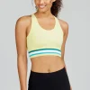 Performance Tops^Tasc Womens Allways Stripe Sports Bra LimelightStripe