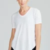 Performance Tops^Tasc Womens Longline T Shirt White-100