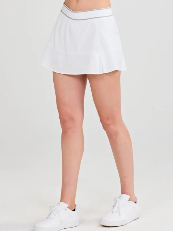 Tennis | Tennis^Tasc Womens On The Court 13In Skirt White