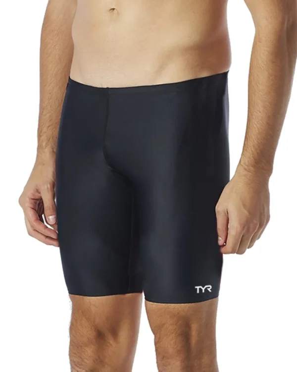 Swimwear^TYR Mens Durafest Elite Solid Jammer Black