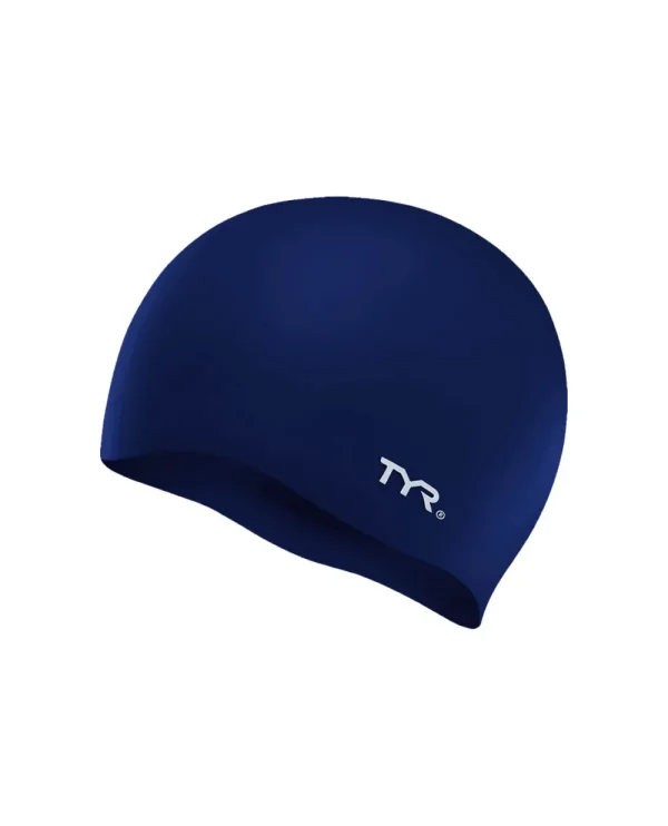 Swim^TYR Wrinkle-Free Junior Silicone Swim Cap