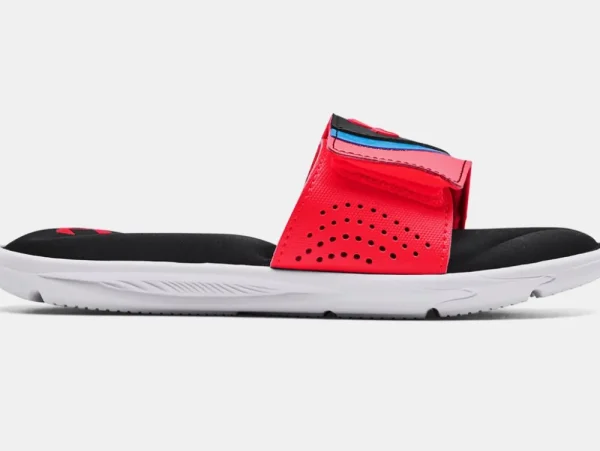 Sandals & Water Shoes^Under Armour Boys Ua Ignite Vi Slides Black/White/Beta-002