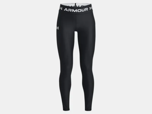 Compression^Under Armour Girls Heatgear R Armour Leggings Black-001