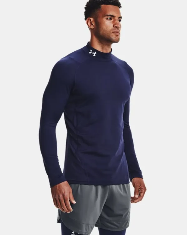 Compression^Under Armour Men's ColdGear® Fitted Mock