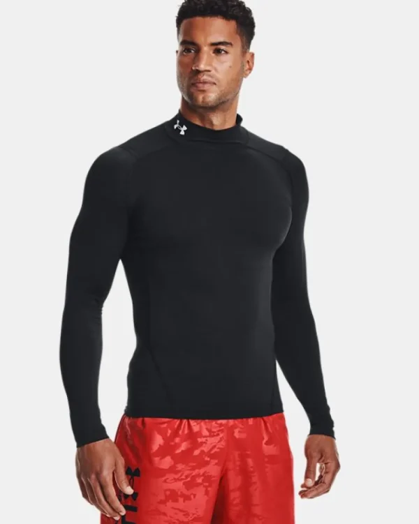 Compression^Under Armour Mens Heatgear® Mock Long Sleeve 1