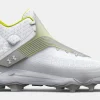 Football | Football & Lacrosse Cleats^Under Armour Men's Highlight Hammer MC Cleats White/MetallicSilver/White-101