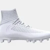 Football | Football & Lacrosse Cleats^Under Armour Men's UA Highlight MC 2.0 White/White/MetallicSilver-100