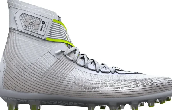 Football | Football & Lacrosse Cleats^Under Armour Men's UA Highlight MC Cleats White/MetallicSilver/MetallicSilver-106