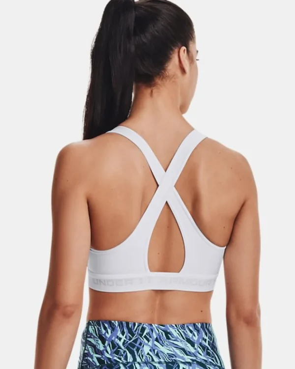 Sports Bras^Under Armour Womens Armour Mid Crossback Sports Bra