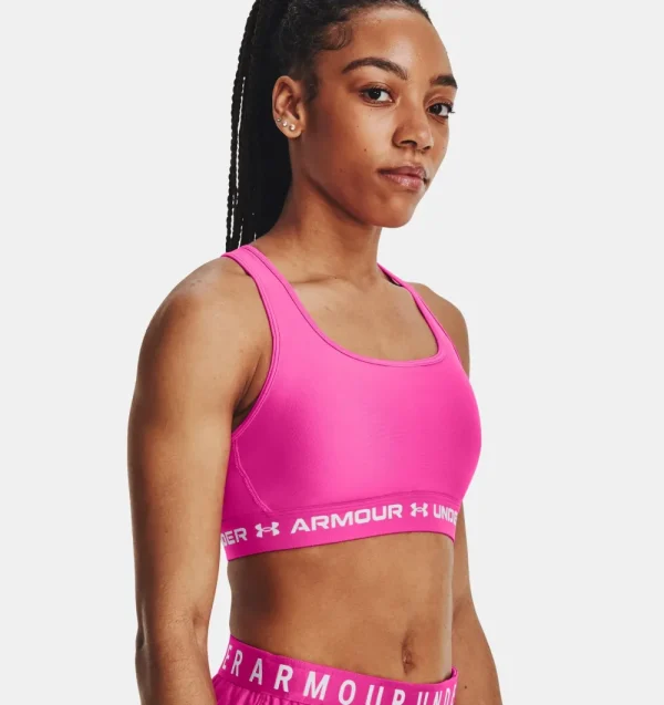 Sports Bras^Under Armour Womens Armour Mid Crossback Sports Bra